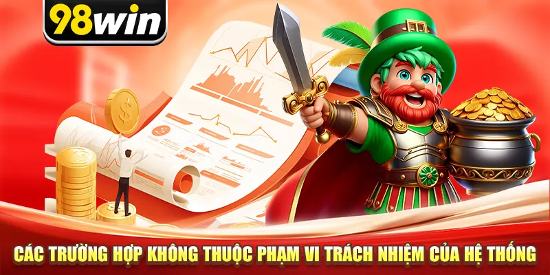 Các trường hợp không thuộc phạm vi trách nhiệm của hệ thống
