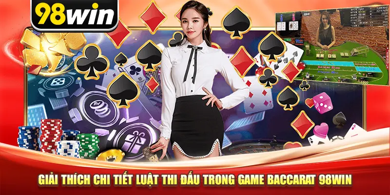 Giải thích chi tiết luật thi đấu trong game Baccarat 98win
